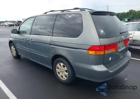 2002 Honda Odyssey Ex-L from USA, damaged, VIN 5FNRL189X2B041103